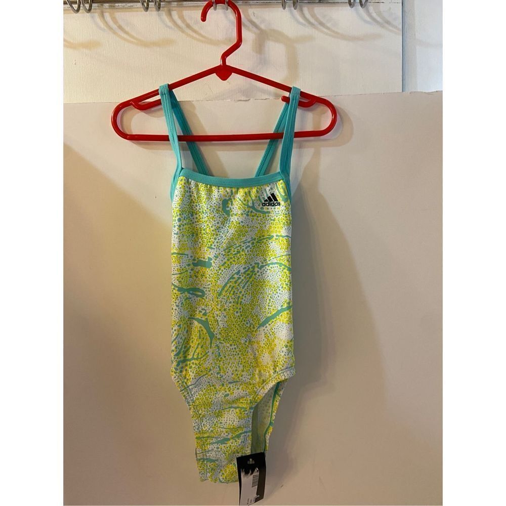 Adidas yellow girls bathingsuit‎ $58 size 10?